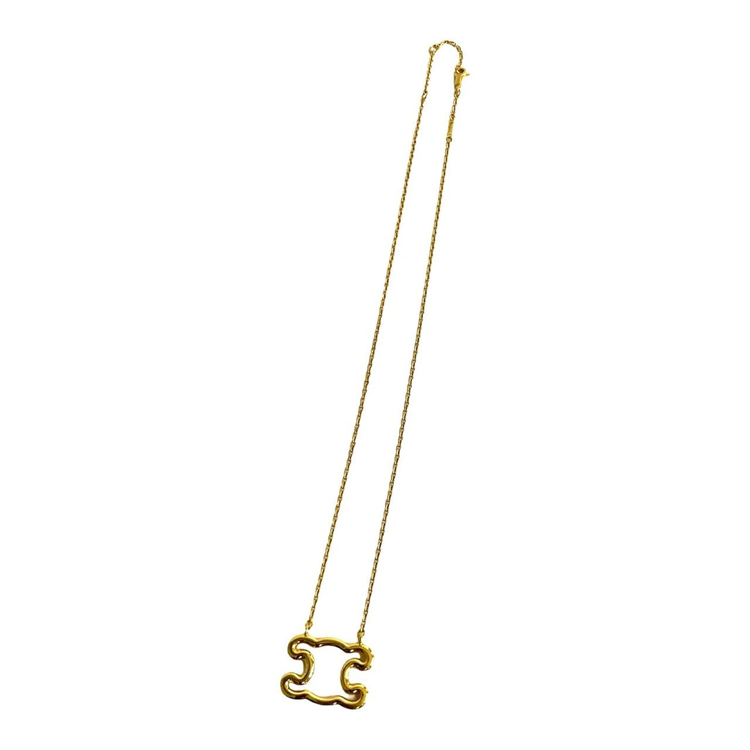 necklace celine triomphe frame