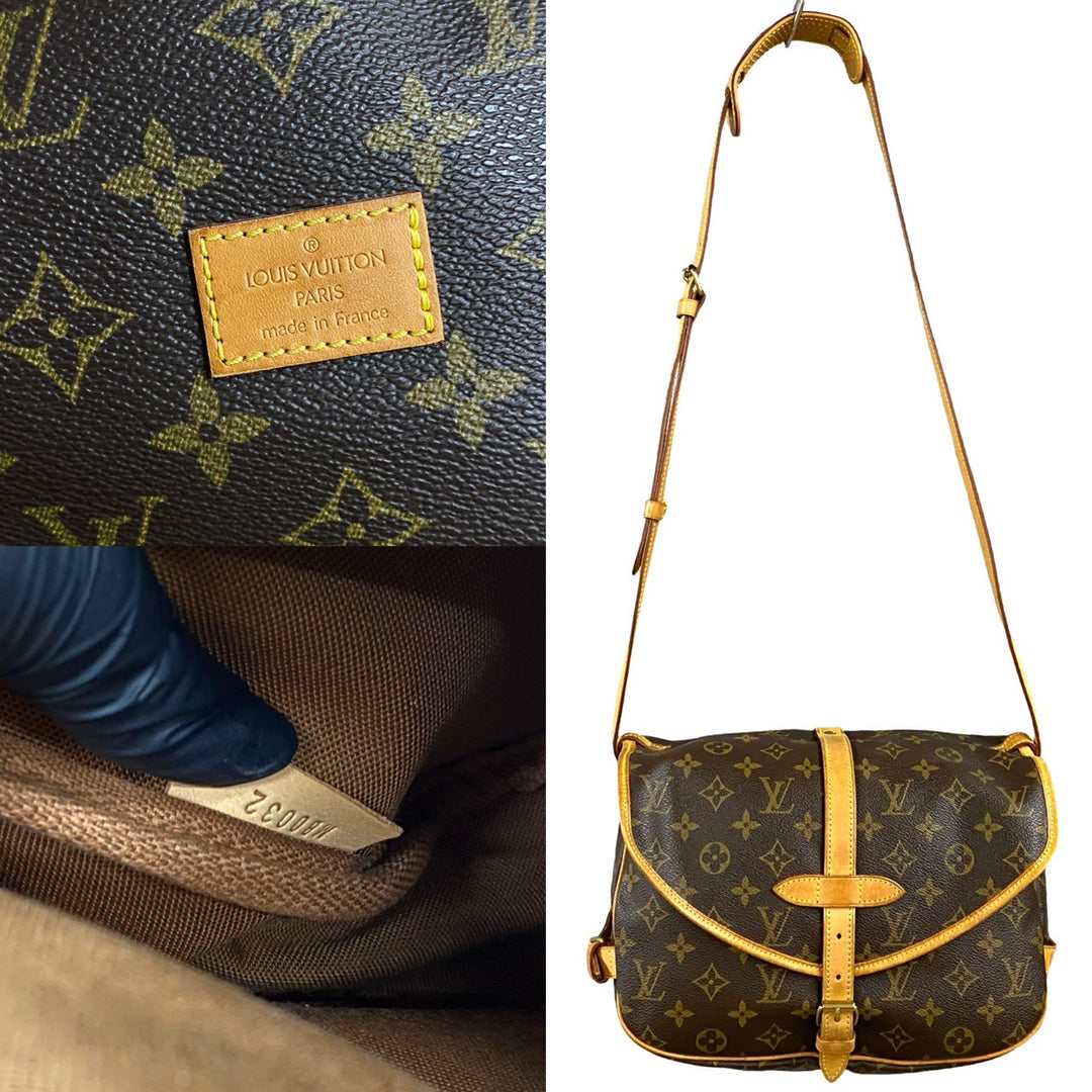 Shoulder bag Louis Vuitton Saumur 30