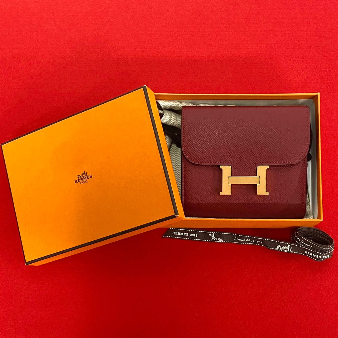 Hermes Constance 緊湊型雙折皮夾