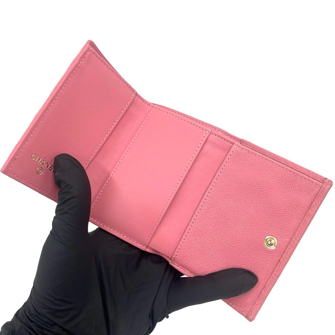 Tri-fold wallet Chanel Boy Chanel