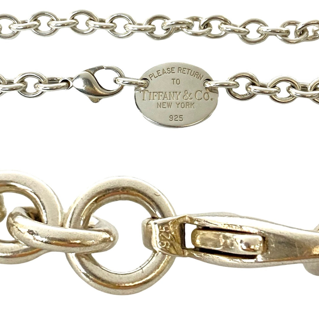 necklace tiffany return toe oval necklace