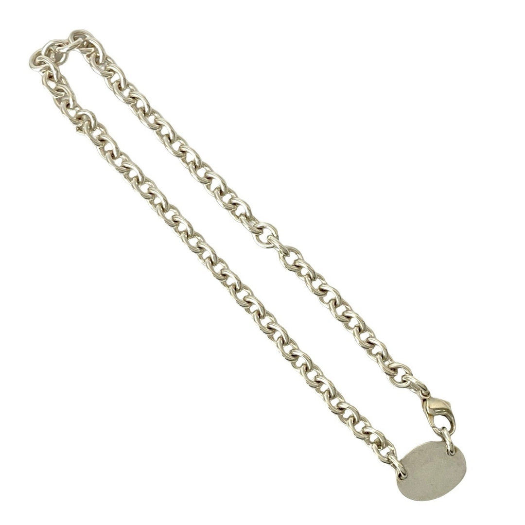 necklace tiffany return toe oval necklace
