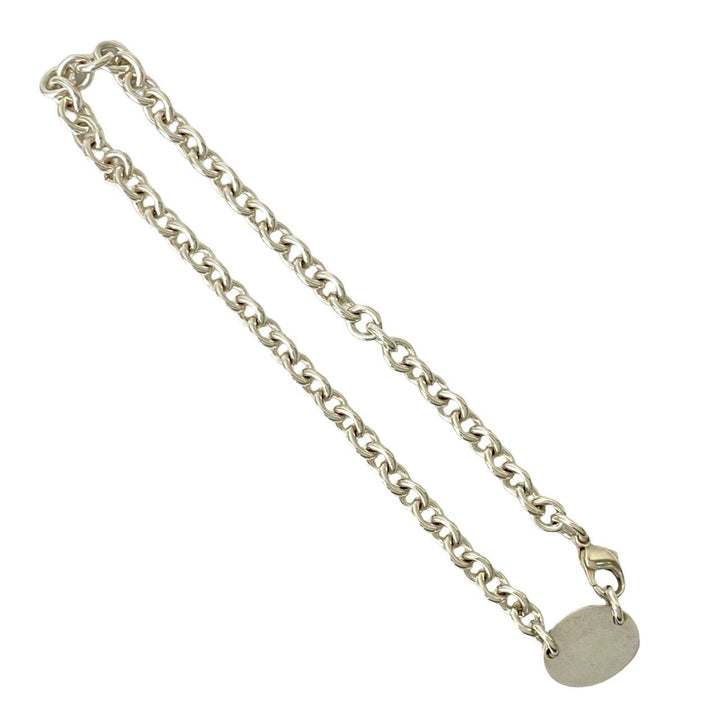 necklace tiffany return toe oval necklace
