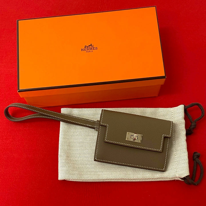 Coin Case Hermes Kelly Pocket Slim Wallet