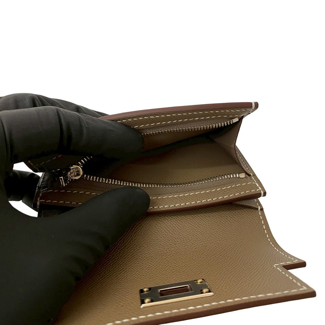 Coin Case Hermes Kelly Pocket Slim Wallet
