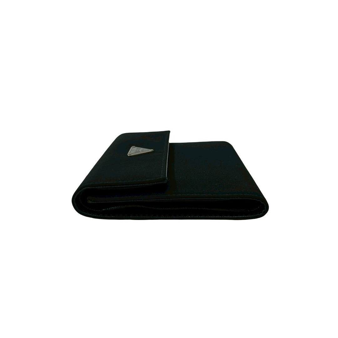 trifold wallet prada
