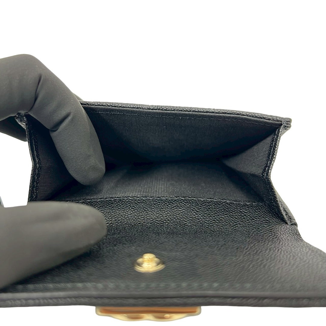 trifold wallet chanel