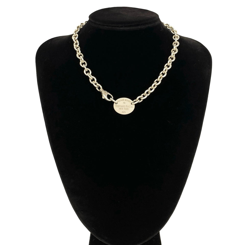 Necklace Tiffany Return Toe Oval Tag Necklace
