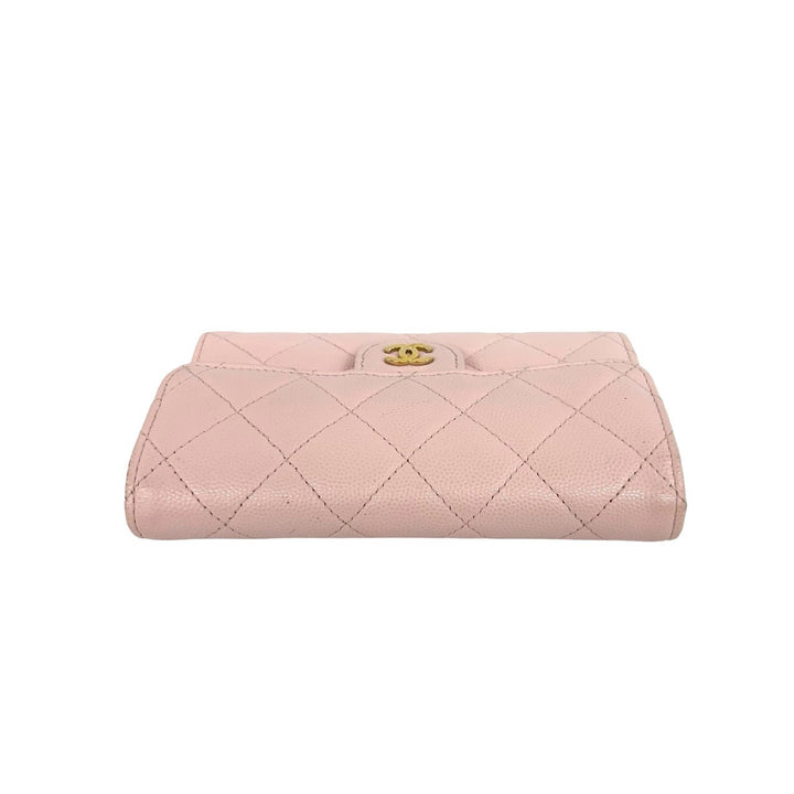 trifold wallet chanel