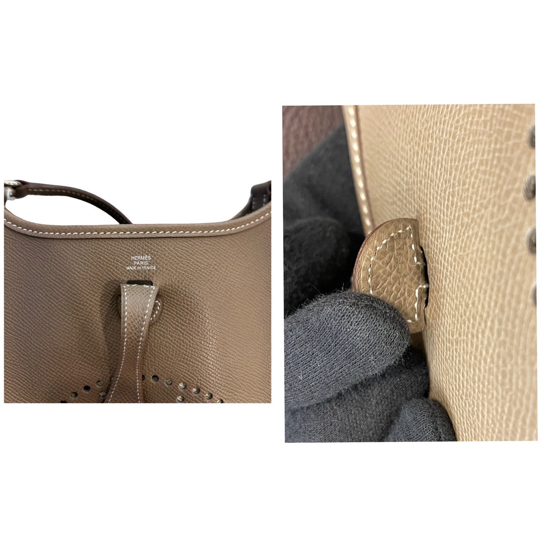 單肩包 Hermes Evelyn TPM 16 Amazone