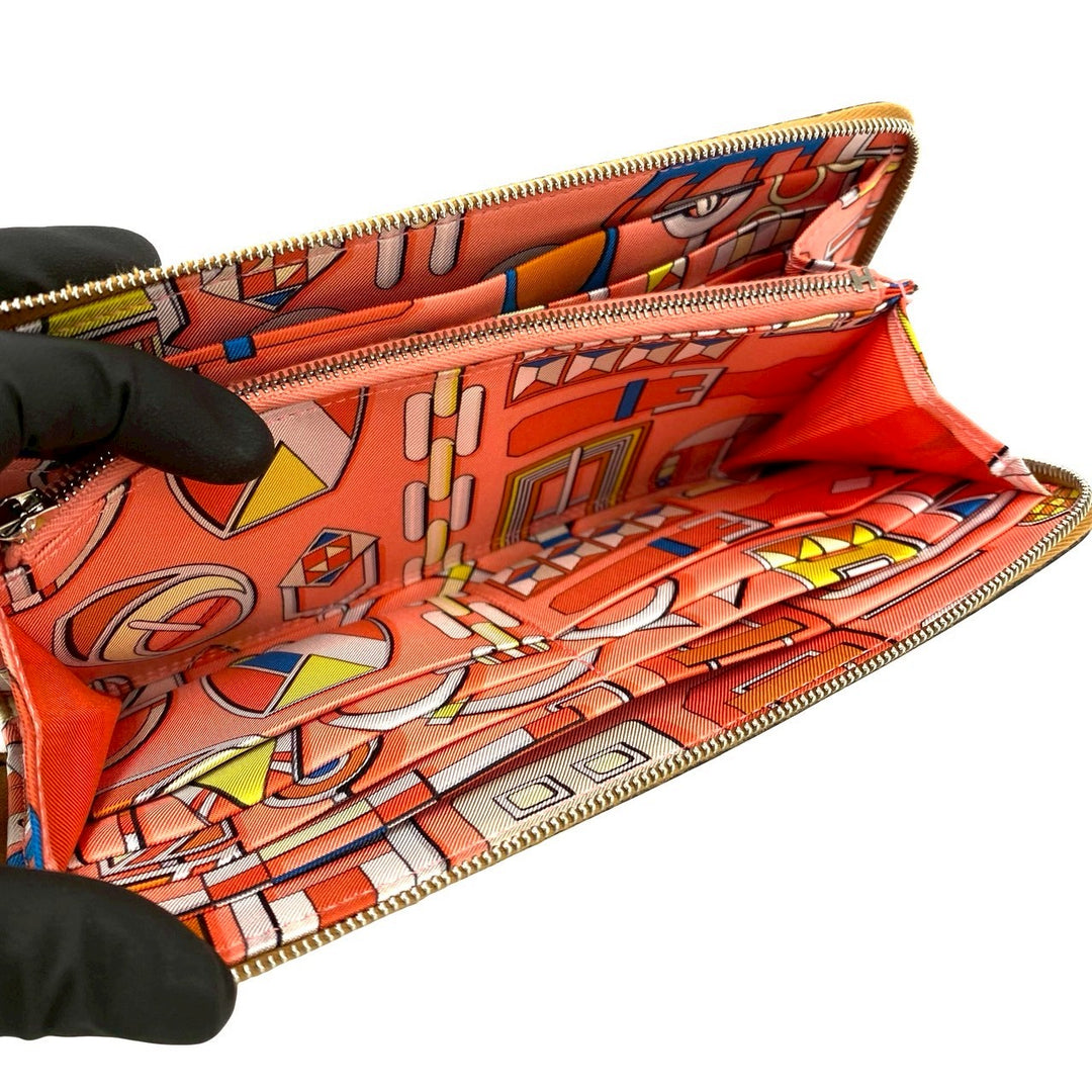 Long wallet Hermes Azap long silk in