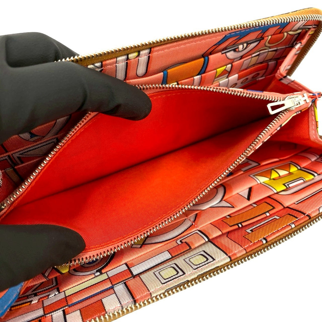 Long wallet Hermes Azap long silk in