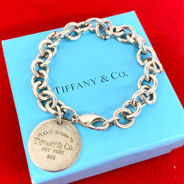 手鍊 Tiffany Return Toe 圓形標籤手鍊