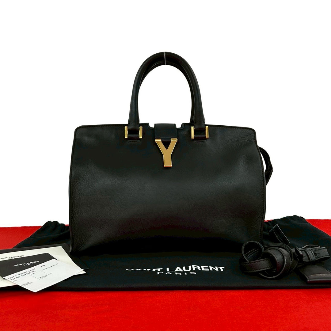 shoulder bag saint laurent paris petite cabas