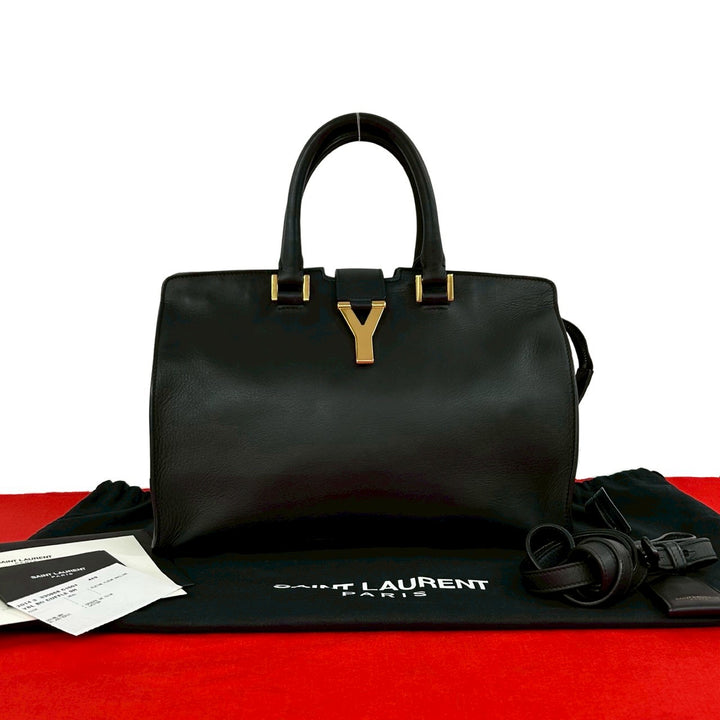 shoulder bag saint laurent paris petite cabas