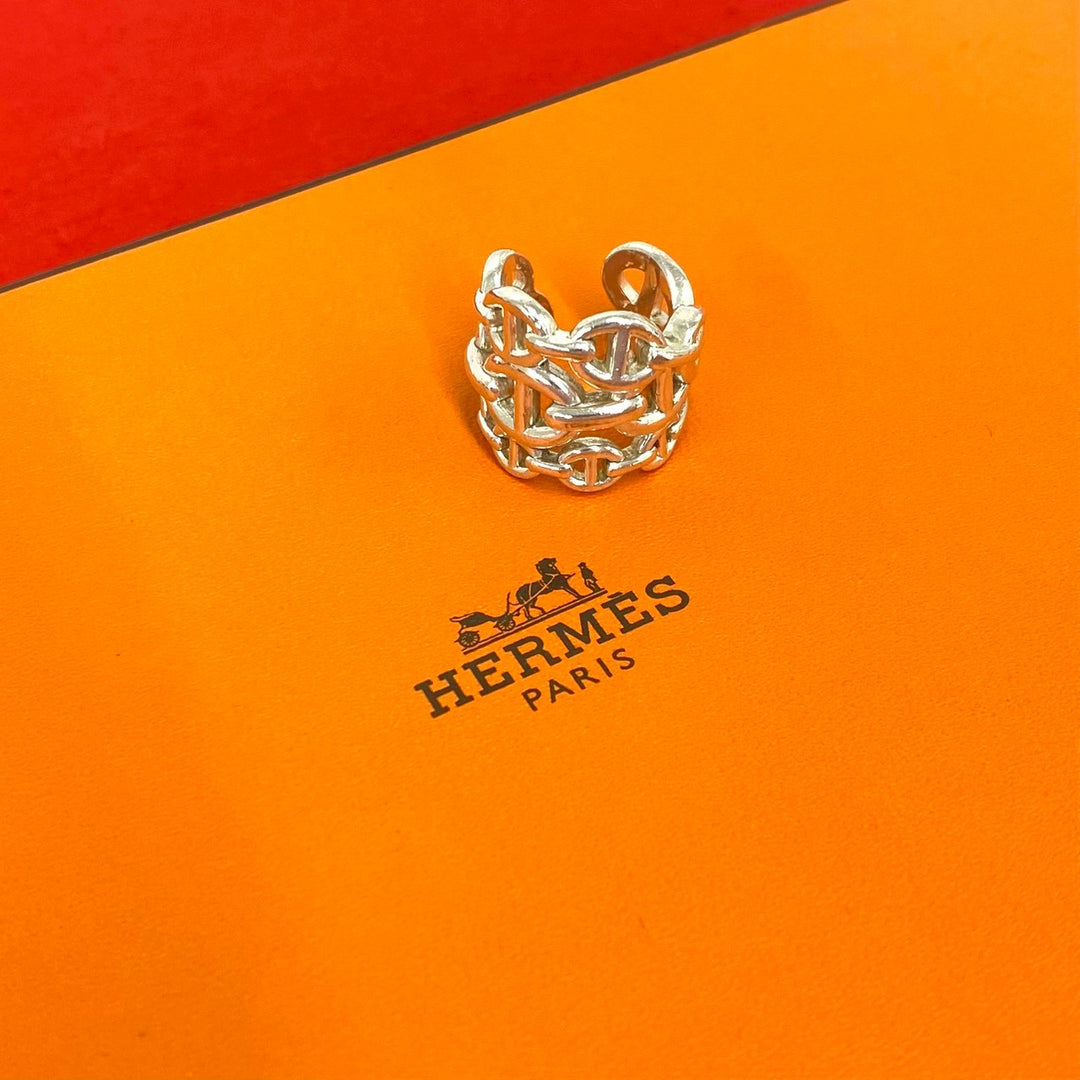 戒指/戒指 Hermes Chaine d'Ancre Enchene GM 戒指