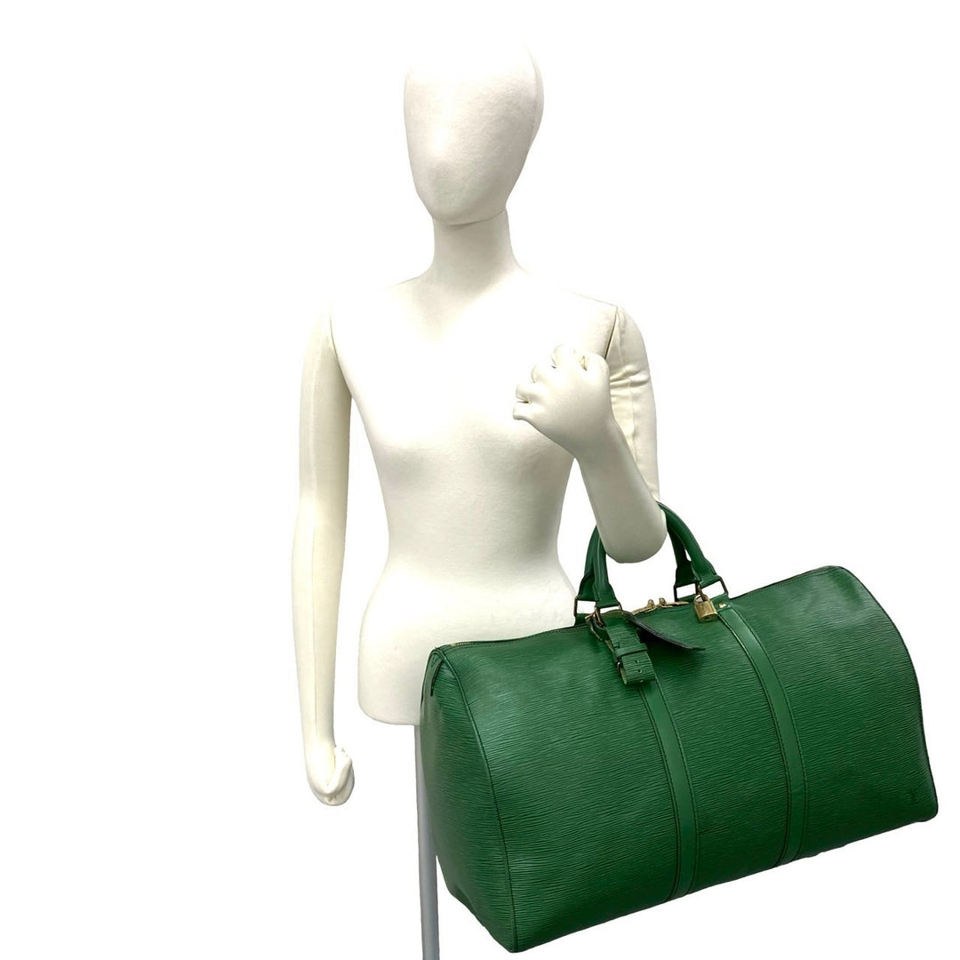 Boston bag Louis Vuitton Keepall 55