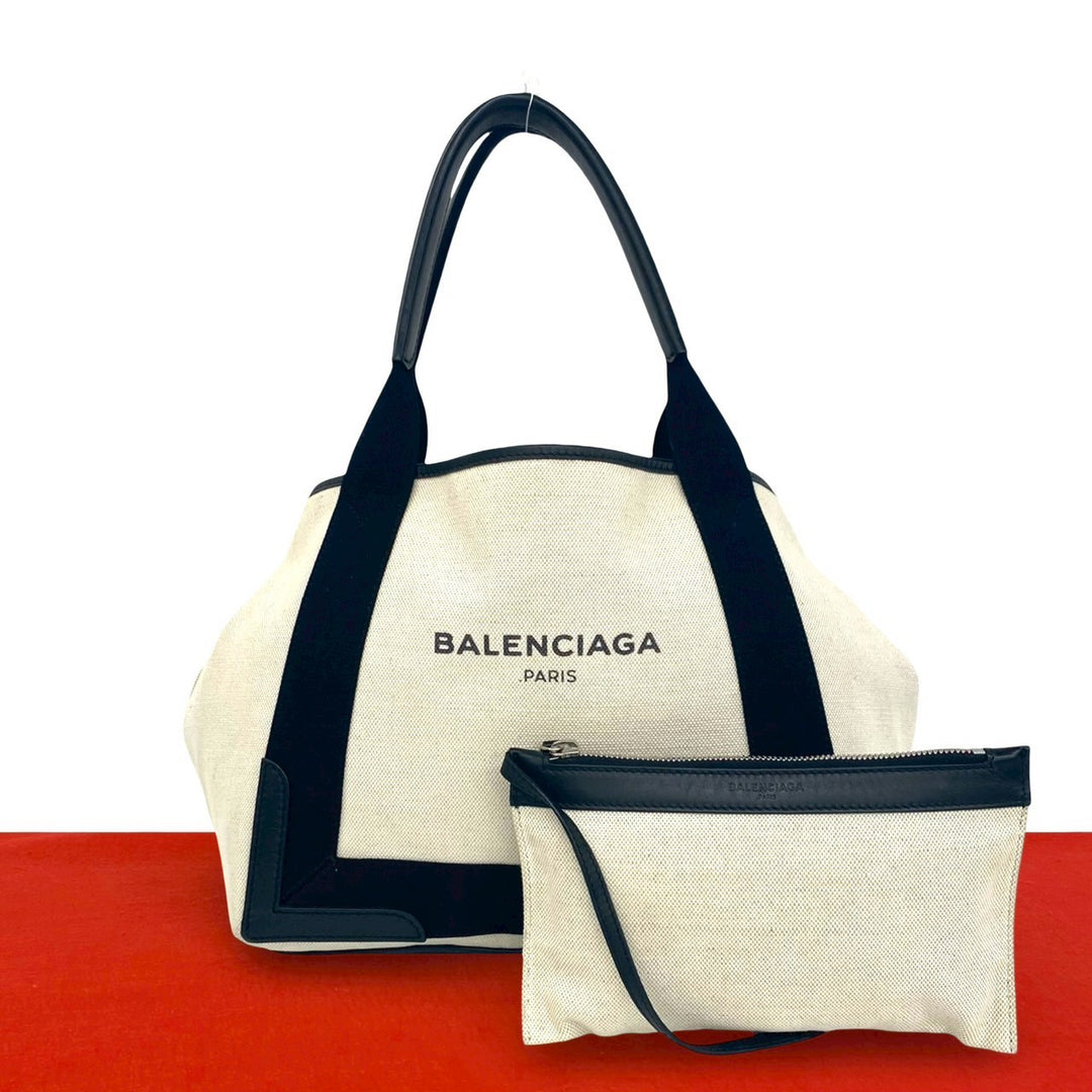 handbag balenciaga navy cabas