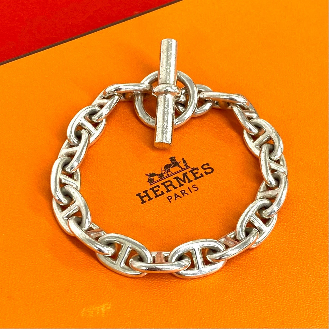 手鍊 Hermes Chaine d'Ancre MM 17 框 Margiela 時期手鍊