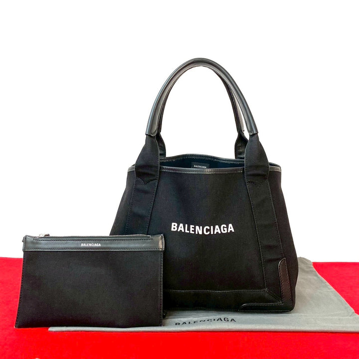 手提包 Balenciaga 海軍藍 cabas S