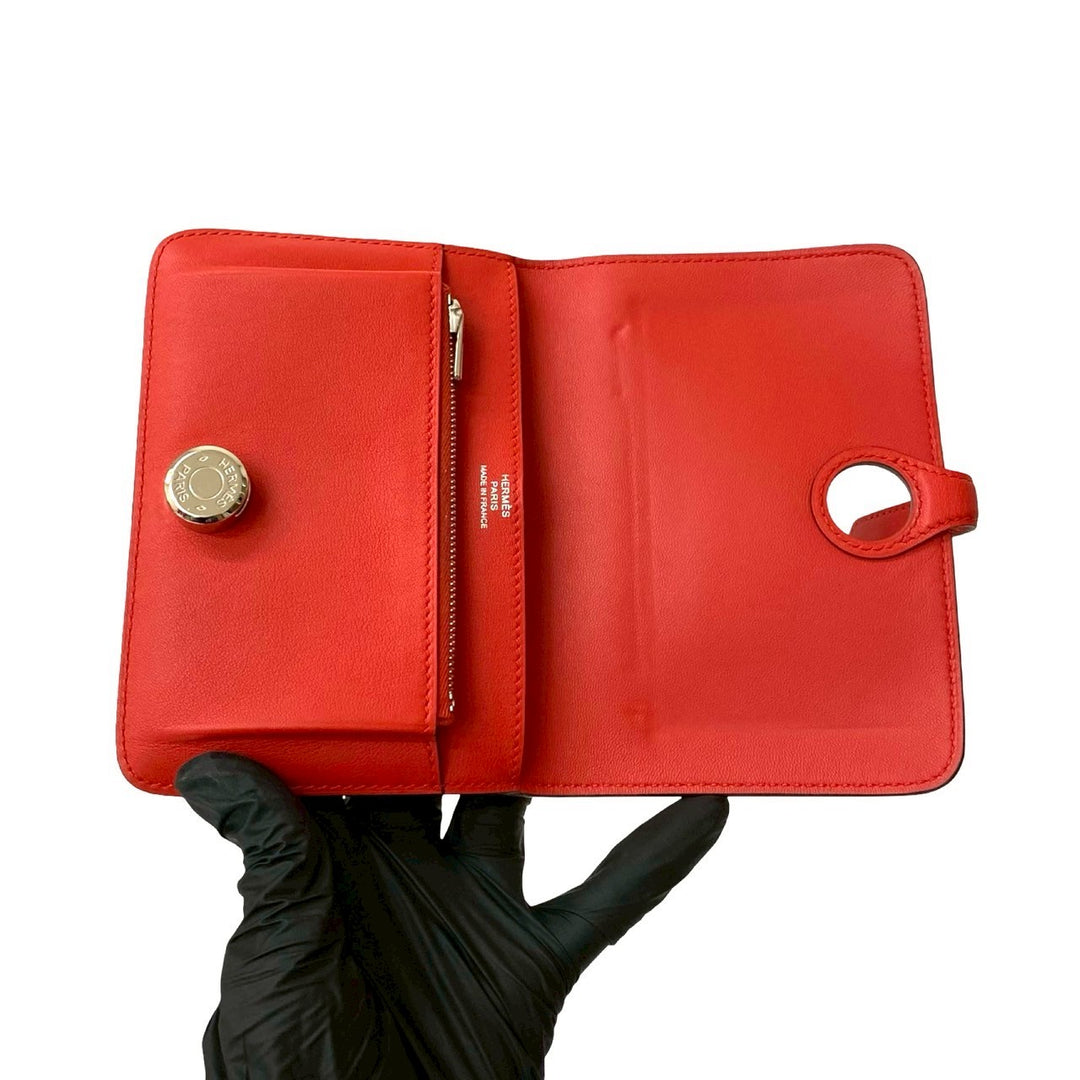 Bifold wallet Hermes Dogon compact