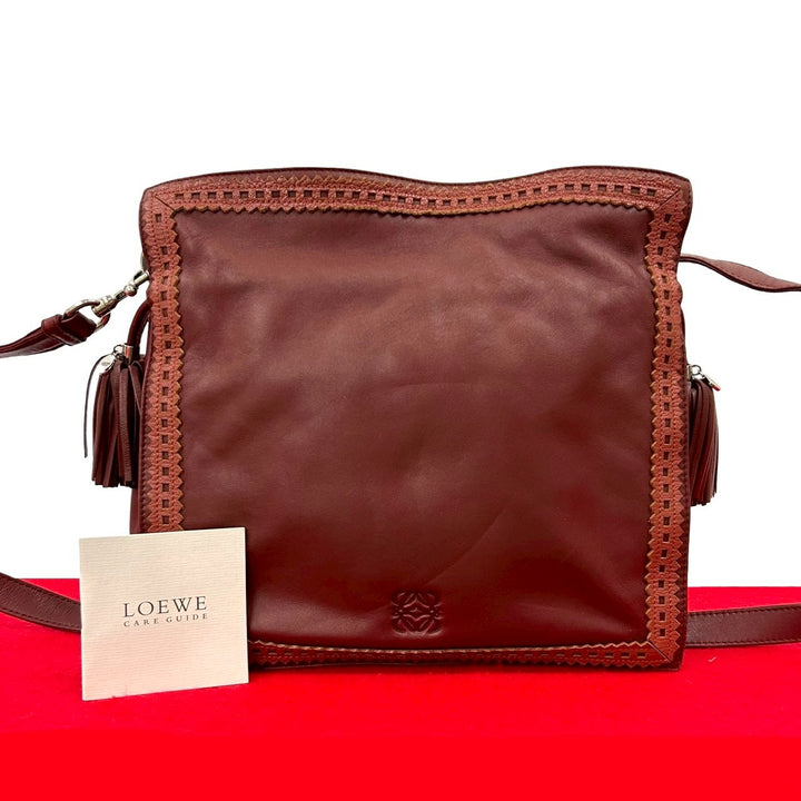 shoulder bag loewe flamenco