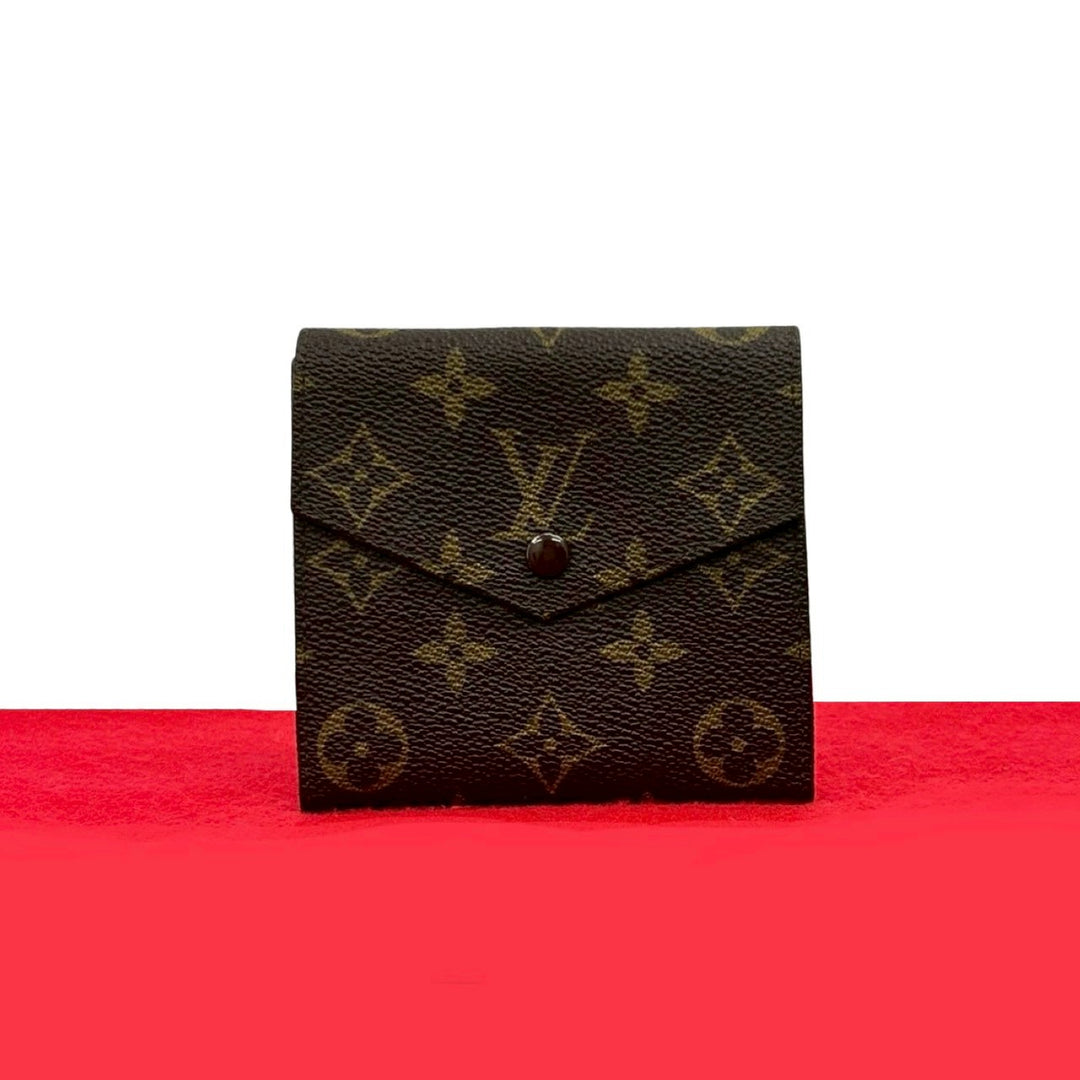 Tri-fold wallet Louis Vuitton Portomone Bier