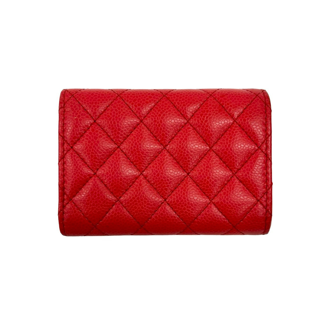 trifold wallet chanel