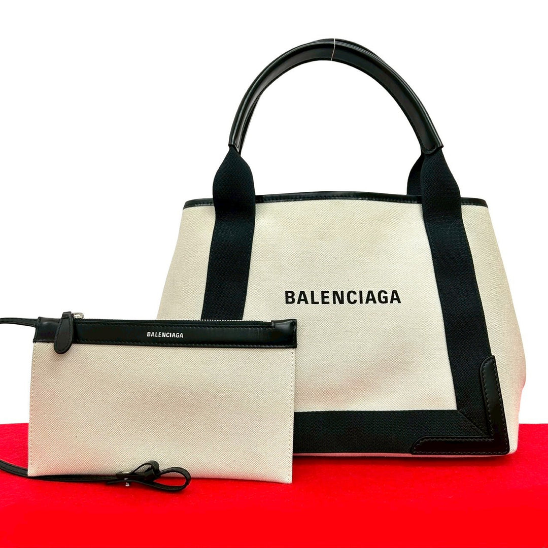 手提包 Balenciaga 海軍藍 cabas S