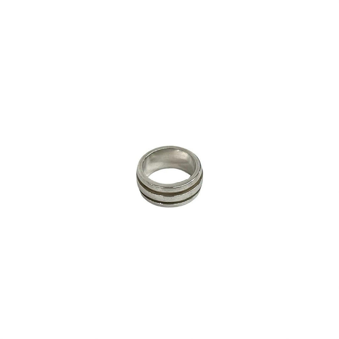 Rings Tiffany Grooved Double Line Ring