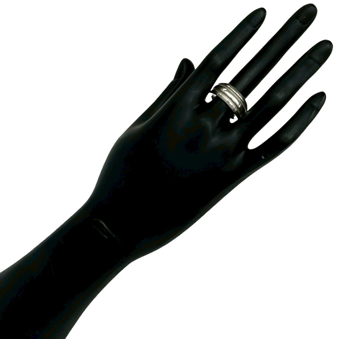Rings Tiffany Grooved Double Line Ring