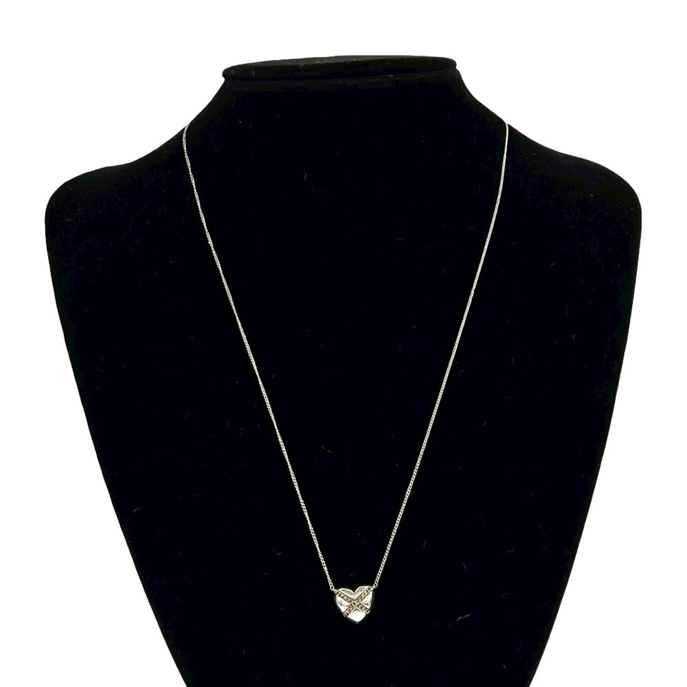 necklace tiffany chain cross heart necklace