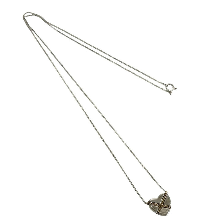 necklace tiffany chain cross heart necklace