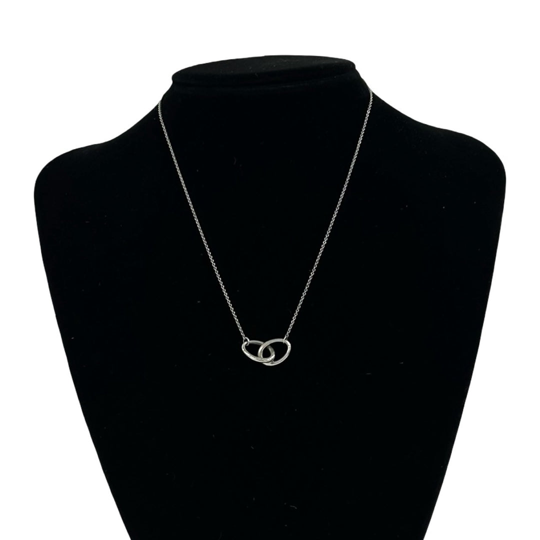 necklace tiffany double loop necklace