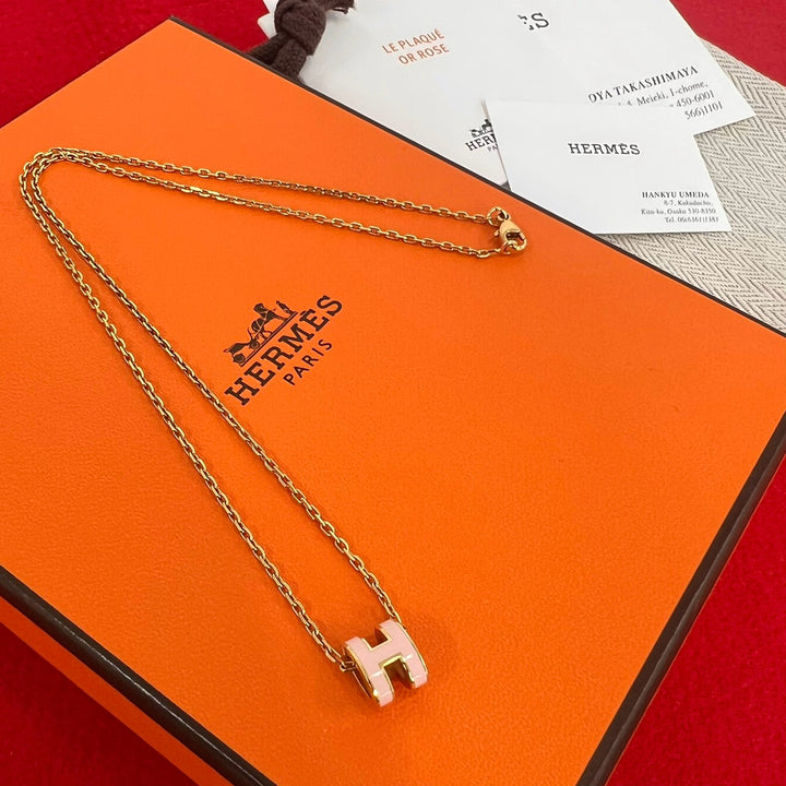 項鍊 Hermes 迷你波普白蠟木項鍊