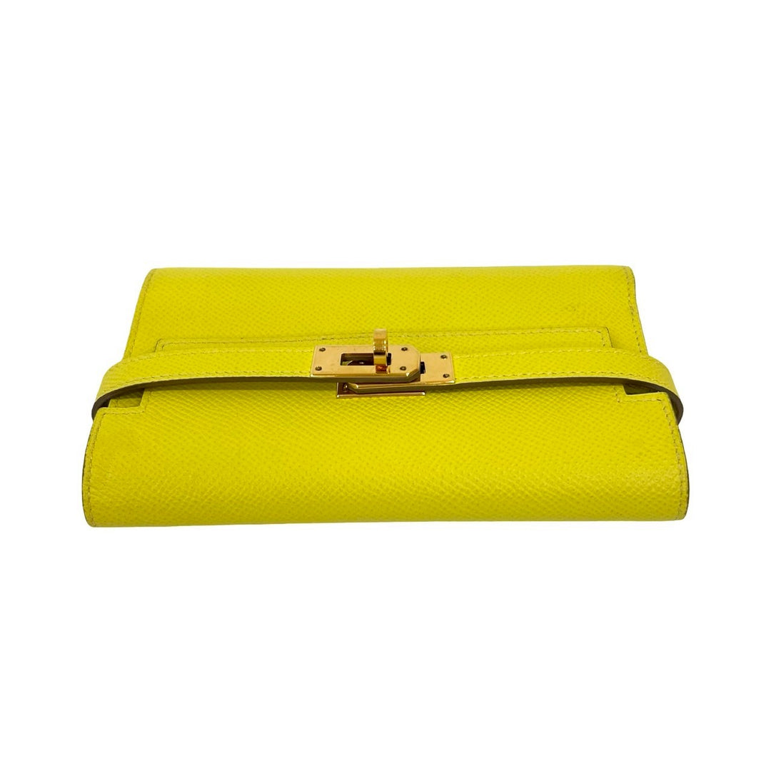 Bifold wallet Hermes Kelly wallet compact