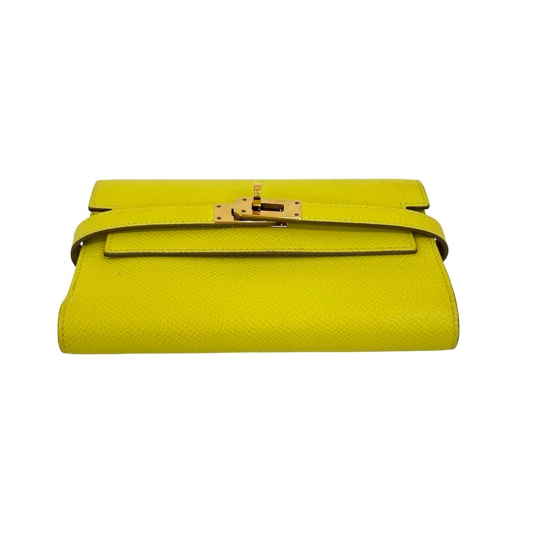 Bifold wallet Hermes Kelly wallet compact