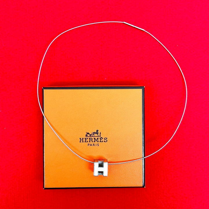 Necklace Hermes Cage de Ash H Cube
