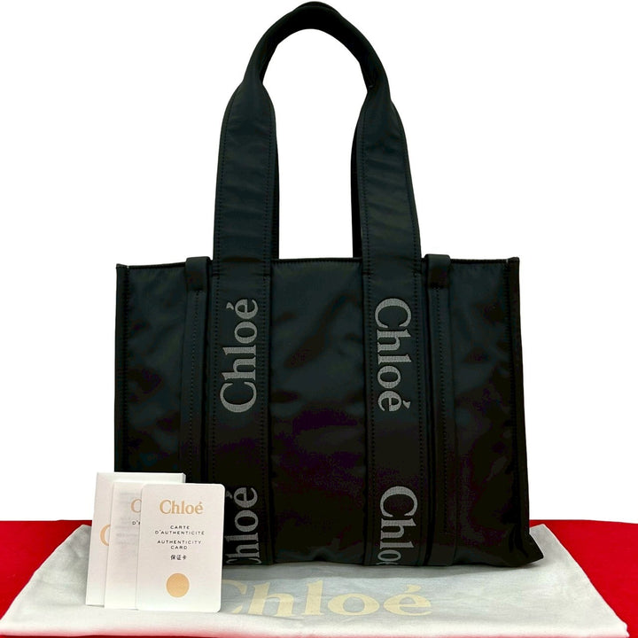 托特包 chloe 木質托特包 中號