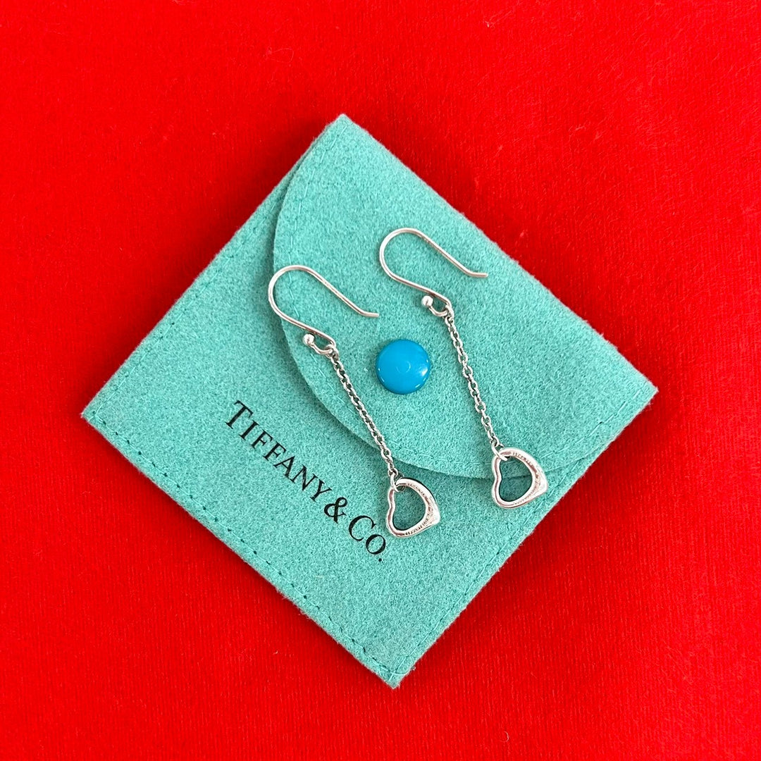 earrings tiffany open heart earrings