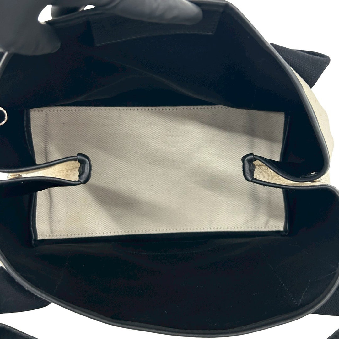Handbag Balenciaga Navy Cabas S