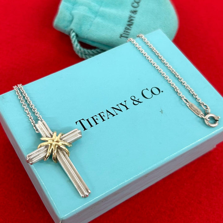 necklace tiffany signature cross necklace