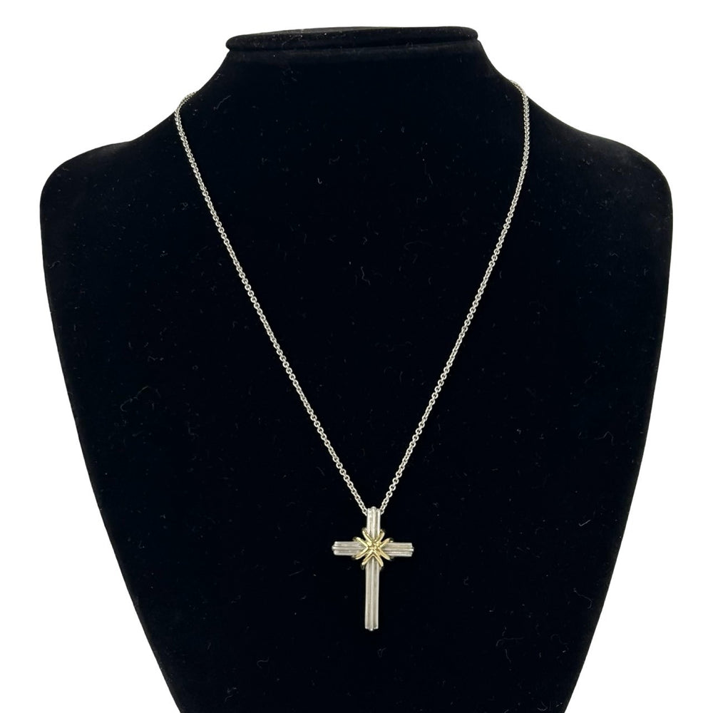 necklace tiffany signature cross necklace