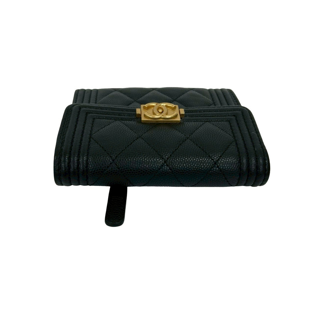 Tri-fold wallet Chanel Boy Chanel