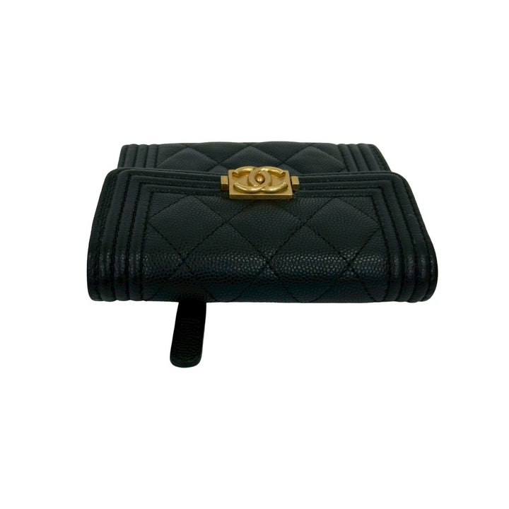 Tri-fold wallet Chanel Boy Chanel