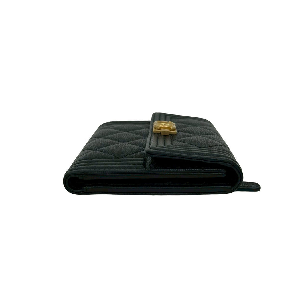 Tri-fold wallet Chanel Boy Chanel