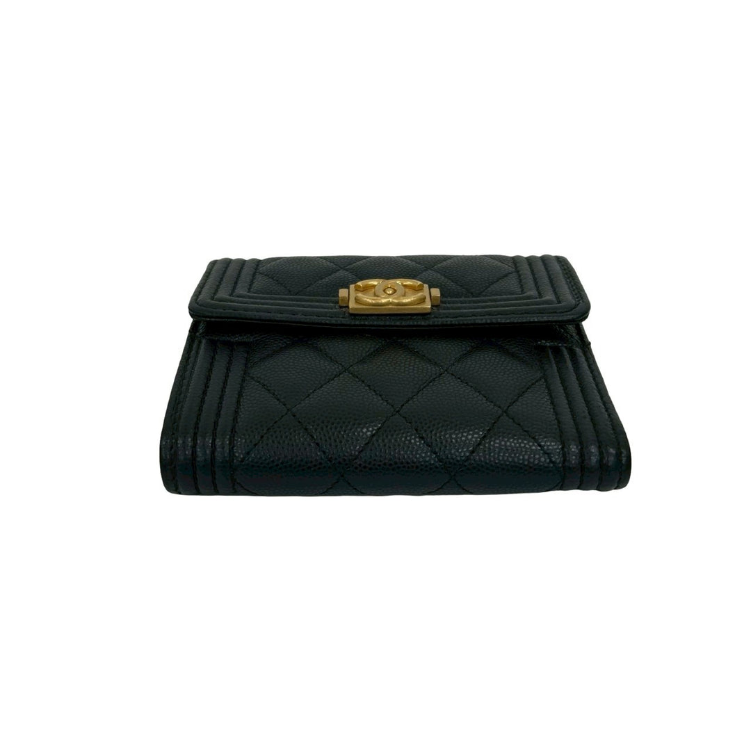 Tri-fold wallet Chanel Boy Chanel