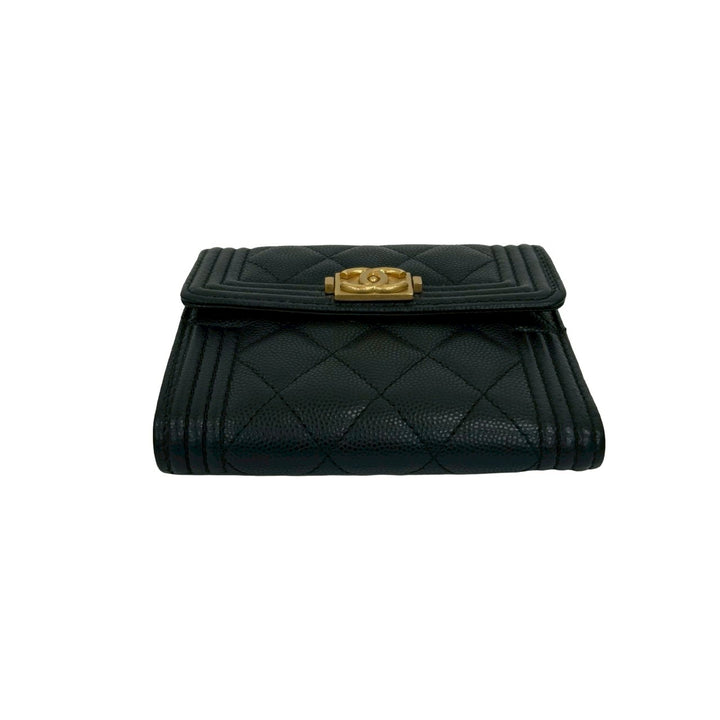 Tri-fold wallet Chanel Boy Chanel
