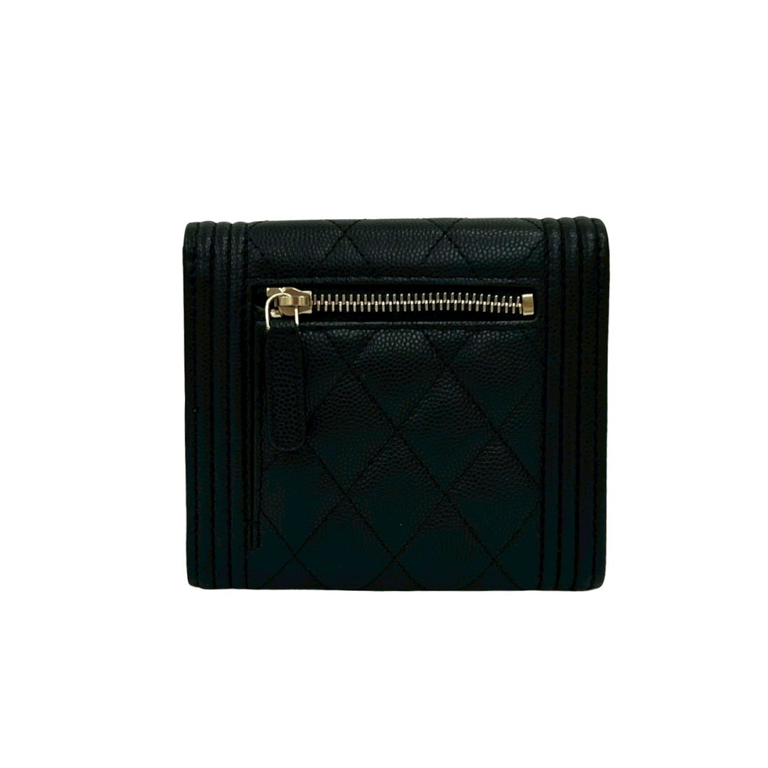 Tri-fold wallet Chanel Boy Chanel