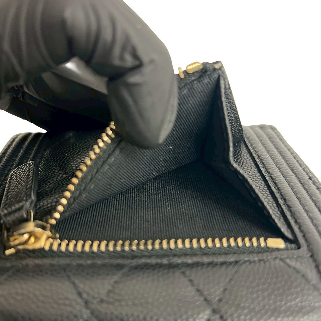 Tri-fold wallet Chanel Boy Chanel